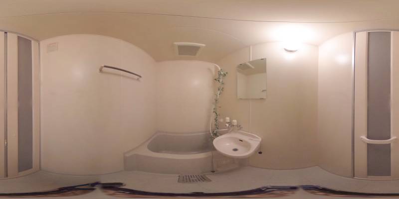 パノラマ画像バスルーム