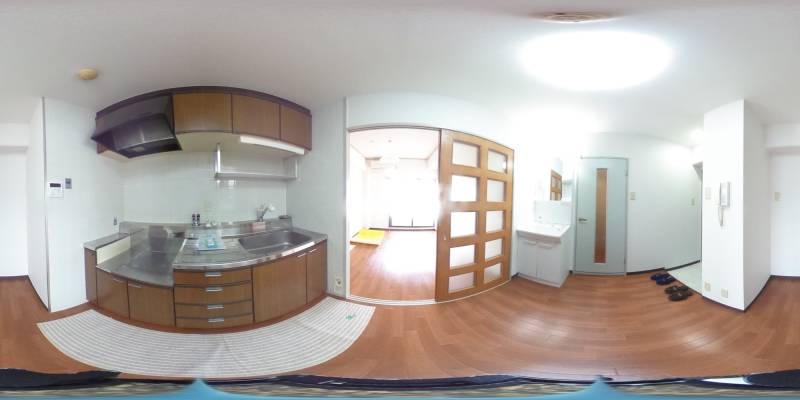 パノラマ画像キッチン