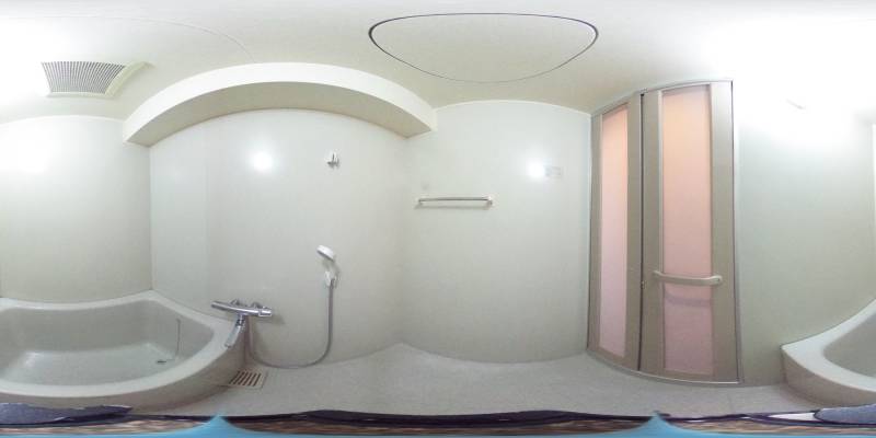 パノラマ画像バスルーム