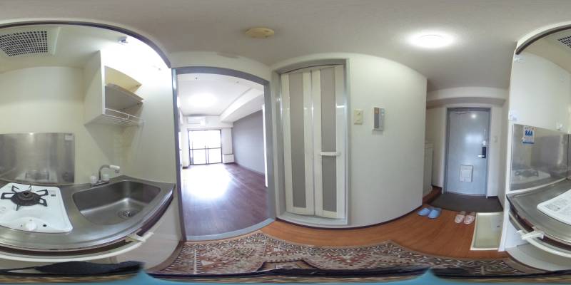 パノラマ画像キッチン