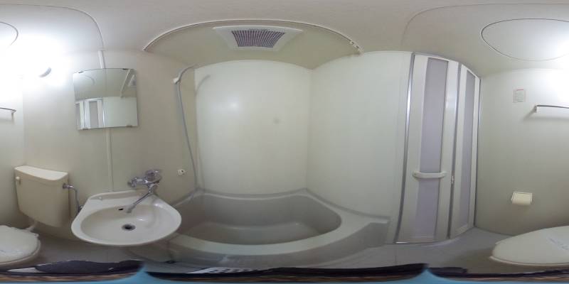 パノラマ画像バスルーム