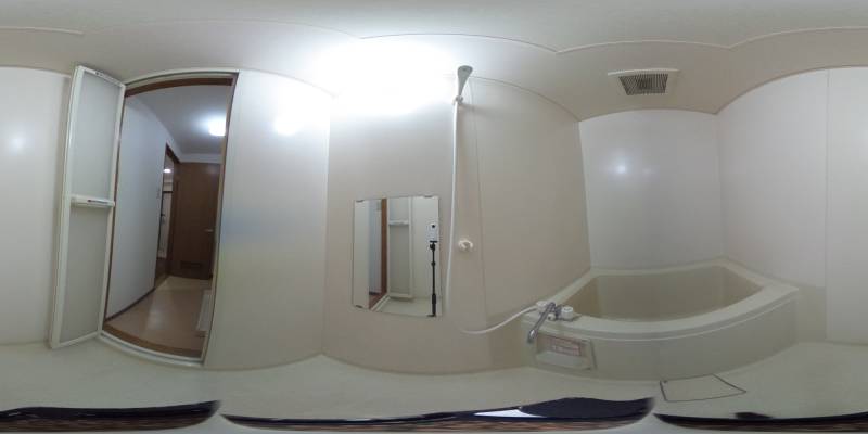 パノラマ画像バスルーム