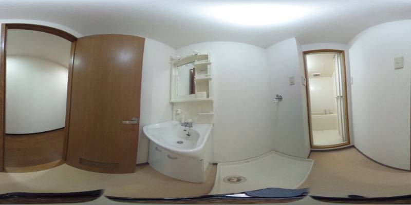 パノラマ画像洗面所