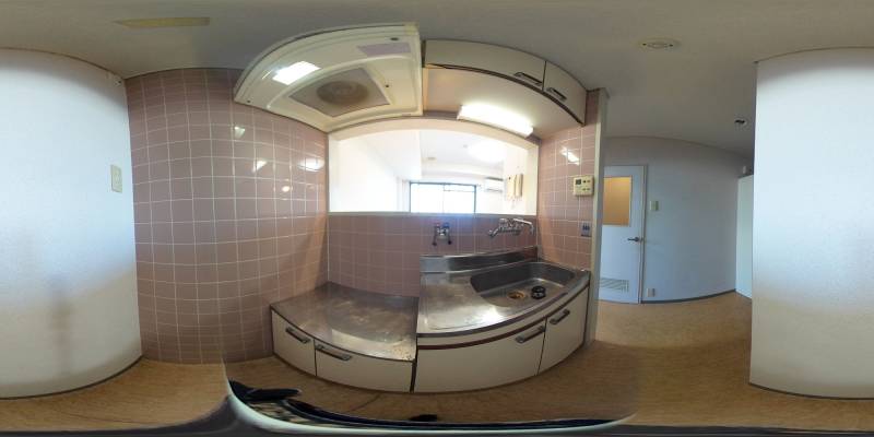 パノラマ画像キッチン