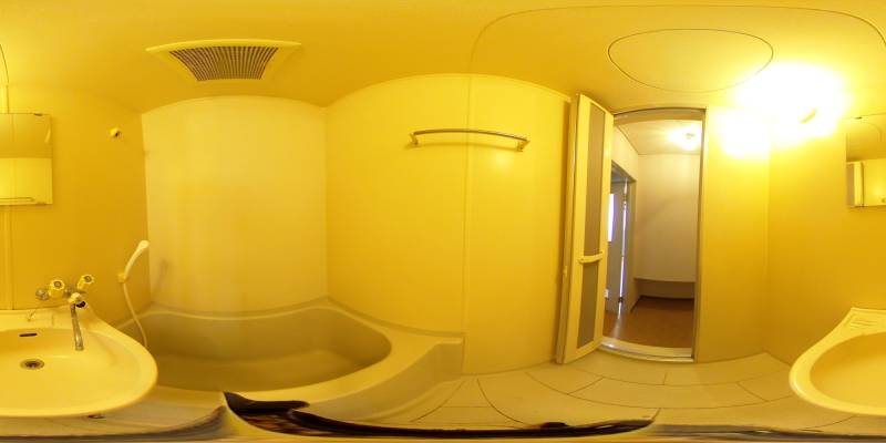 パノラマ画像バスルーム