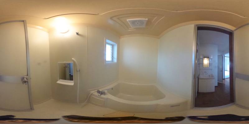 パノラマ画像バスルーム