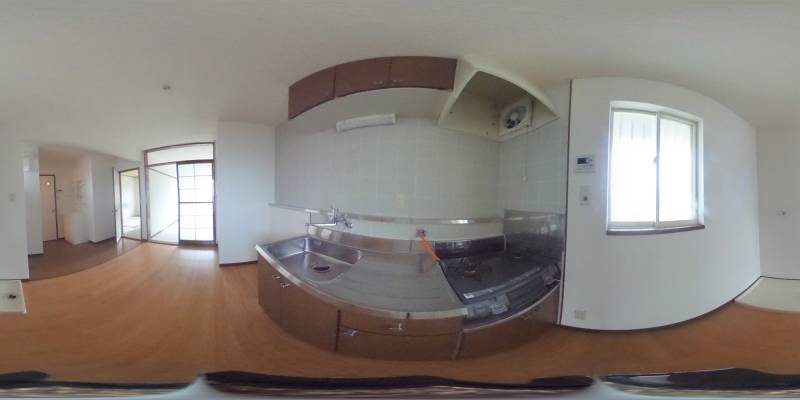 パノラマ画像キッチン