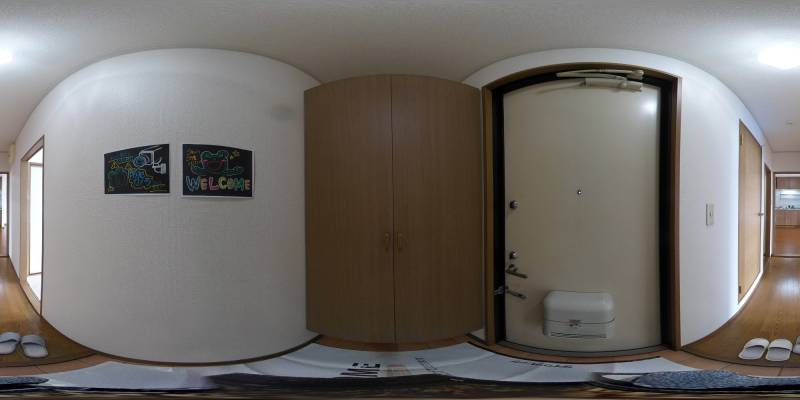 パノラマ画像玄関