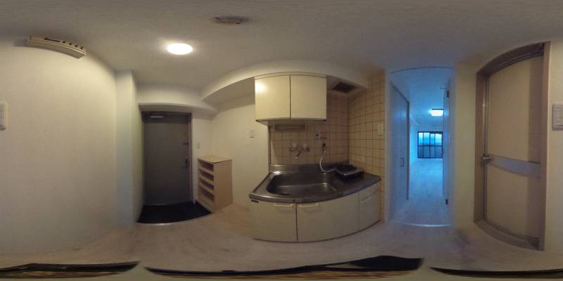 パノラマ画像キッチン