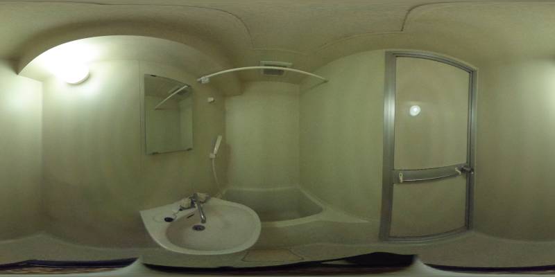 パノラマ画像バスルーム