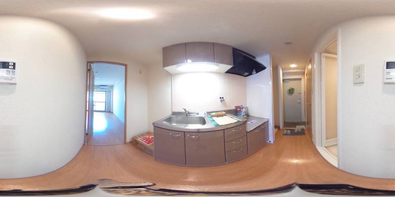パノラマ画像キッチン