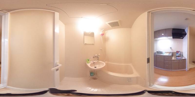 パノラマ画像バスルーム