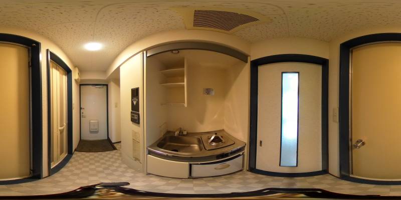 パノラマ画像キッチン