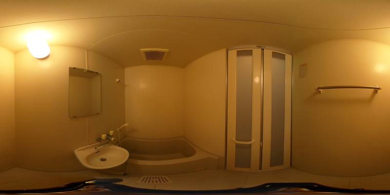 パノラマ画像バスルーム