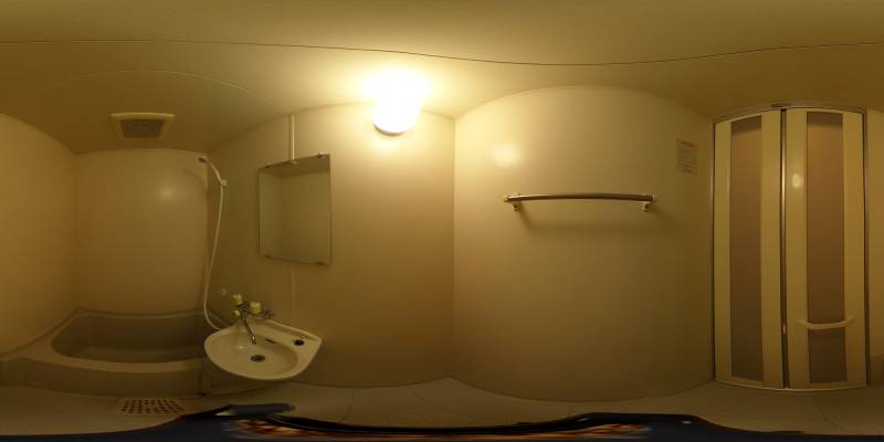 パノラマ画像バスルーム