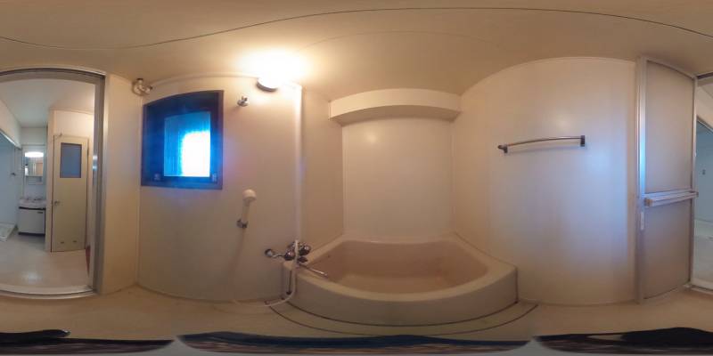 パノラマ画像バスルーム