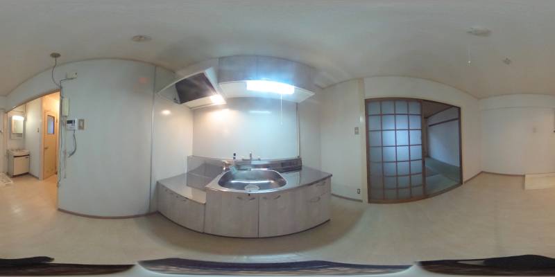 パノラマ画像キッチン