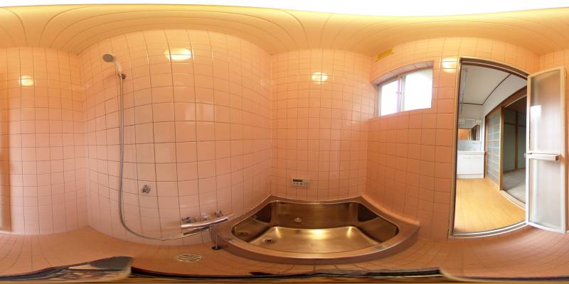 パノラマ画像バスルーム