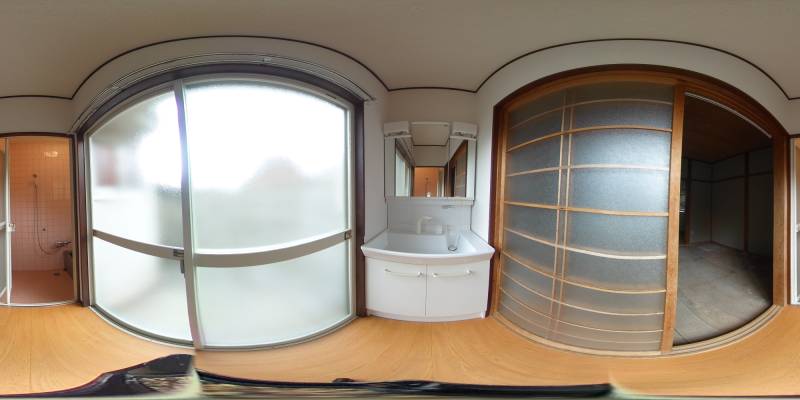 パノラマ画像洗面所