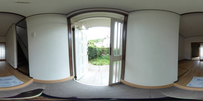 パノラマ画像玄関