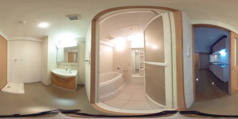 パノラマ画像バスルーム