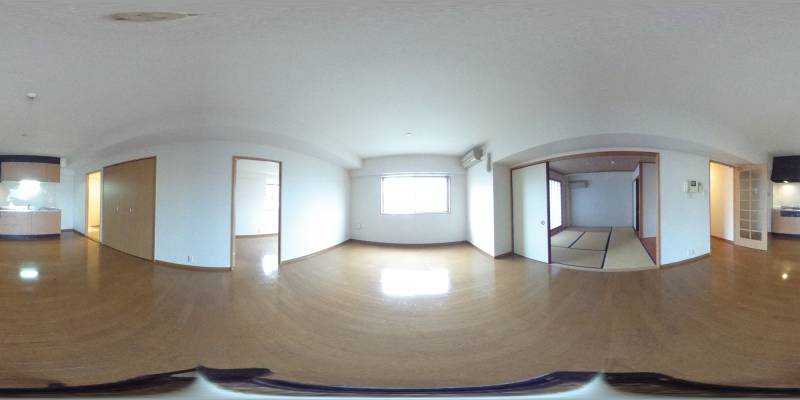 パノラマ画像リビング