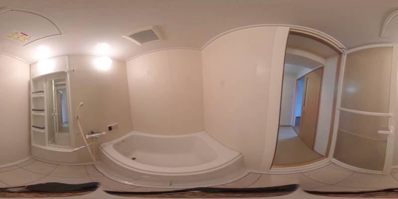 パノラマ画像バスルーム