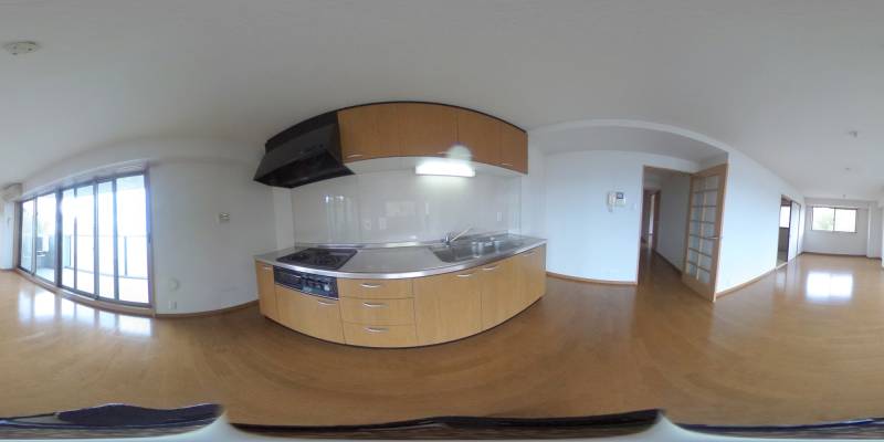 パノラマ画像キッチン