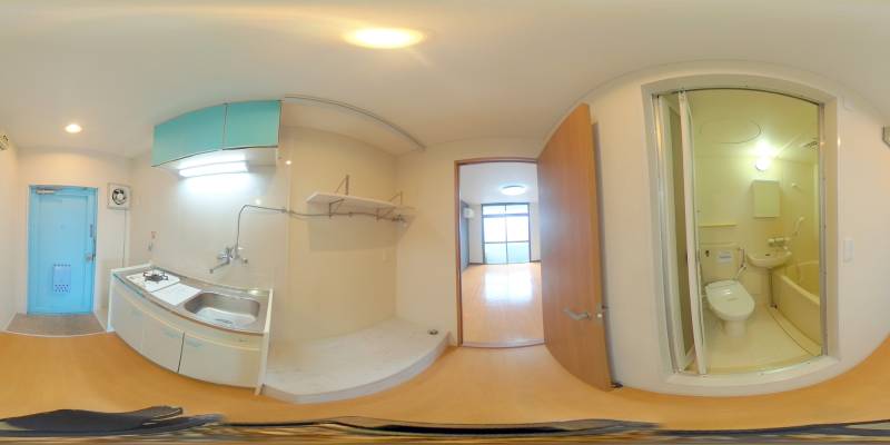 パノラマ画像キッチン