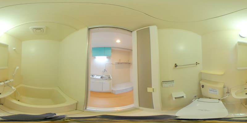 パノラマ画像バスルーム