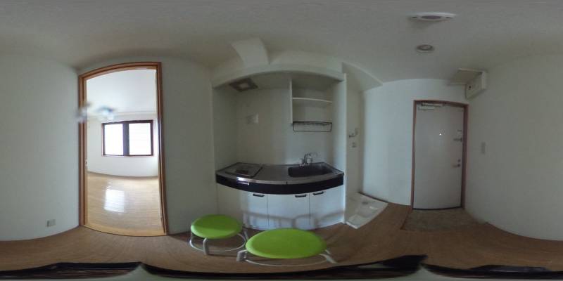 パノラマ画像キッチン