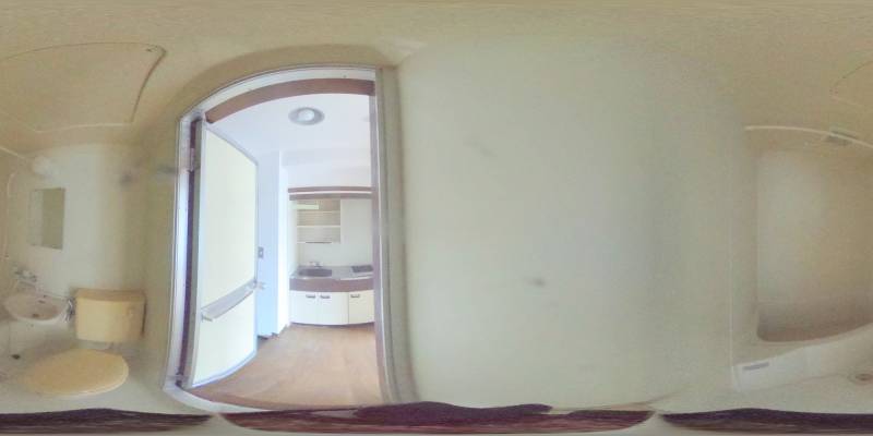 パノラマ画像バスルーム