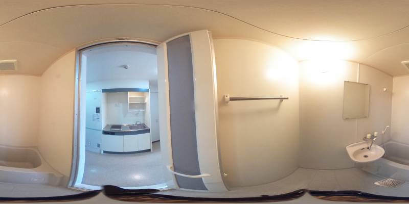 パノラマ画像バスルーム