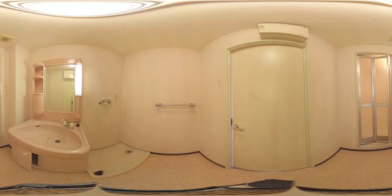 パノラマ画像洗面所