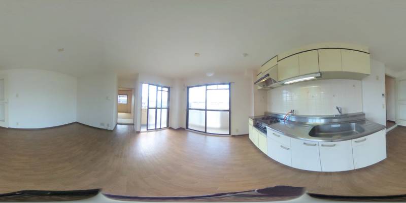 パノラマ画像キッチン