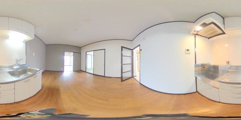 パノラマ画像キッチン