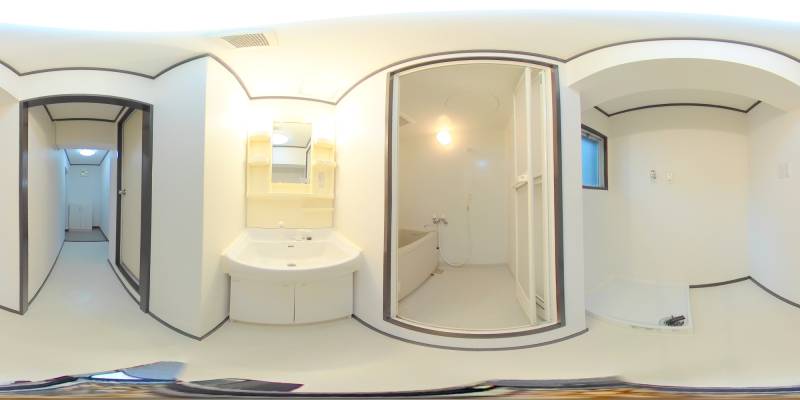 パノラマ画像洗面所