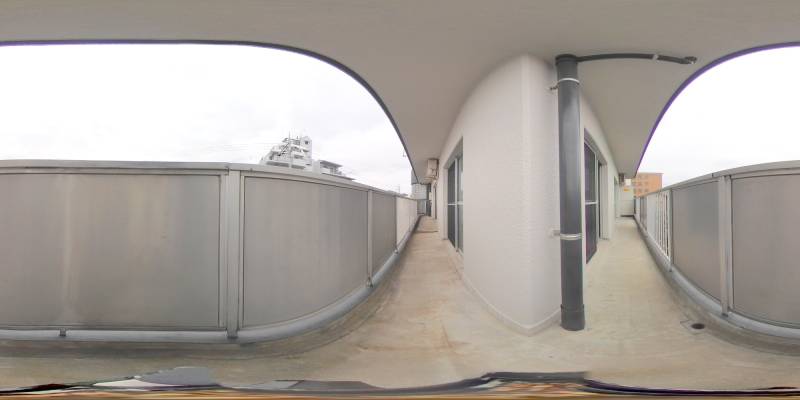 パノラマ画像バルコニー