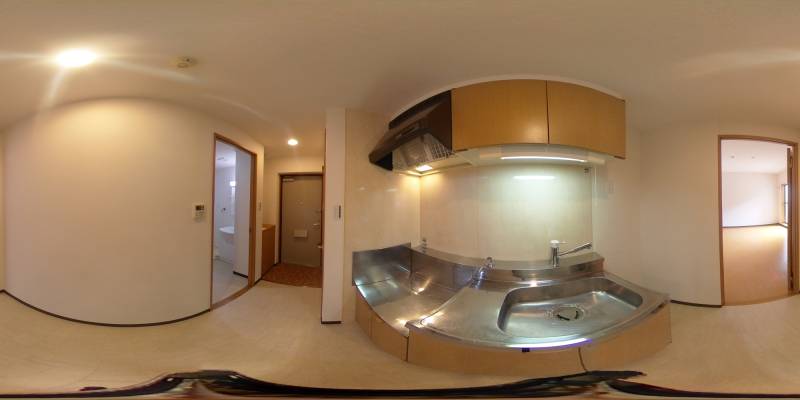 パノラマ画像キッチン