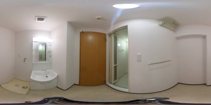 パノラマ画像洗面所