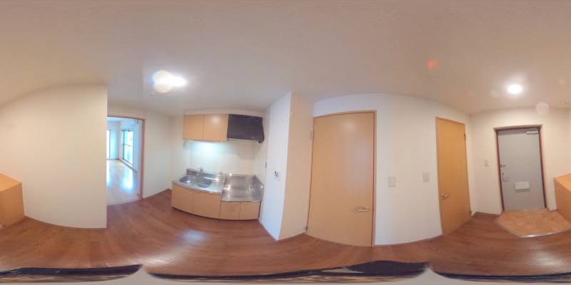 パノラマ画像キッチン