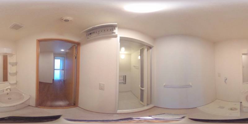 パノラマ画像洗面所