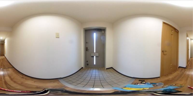 パノラマ画像玄関