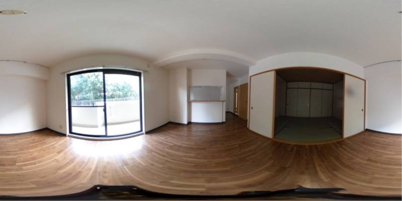 パノラマ画像リビング