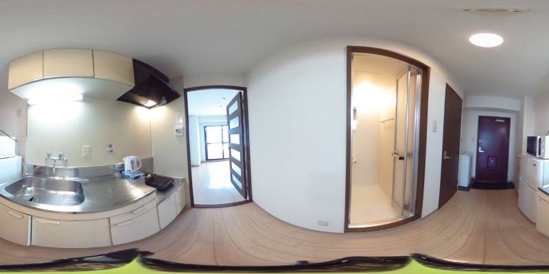 パノラマ画像キッチン