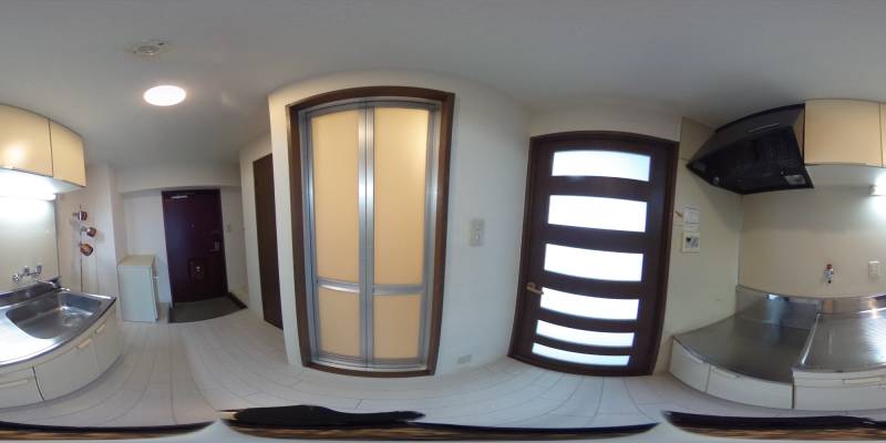 パノラマ画像キッチン