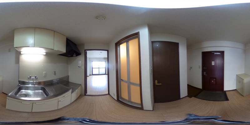 パノラマ画像キッチン
