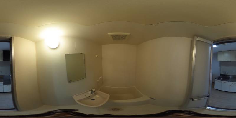 パノラマ画像バスルーム