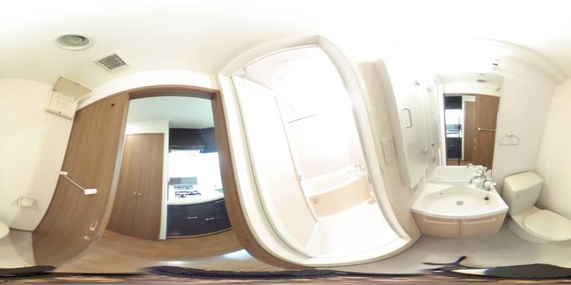 パノラマ画像洗面所