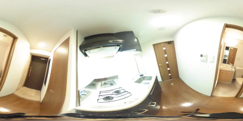 パノラマ画像キッチン